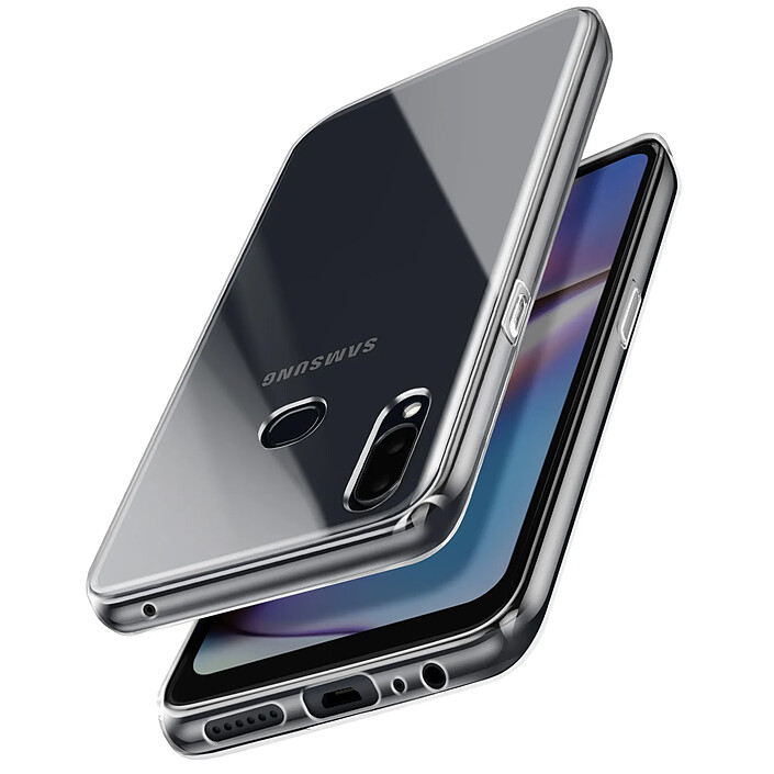 Avizar Coque pour Samsung Galaxy A10s Silicone Souple Design Fin Léger Transparent