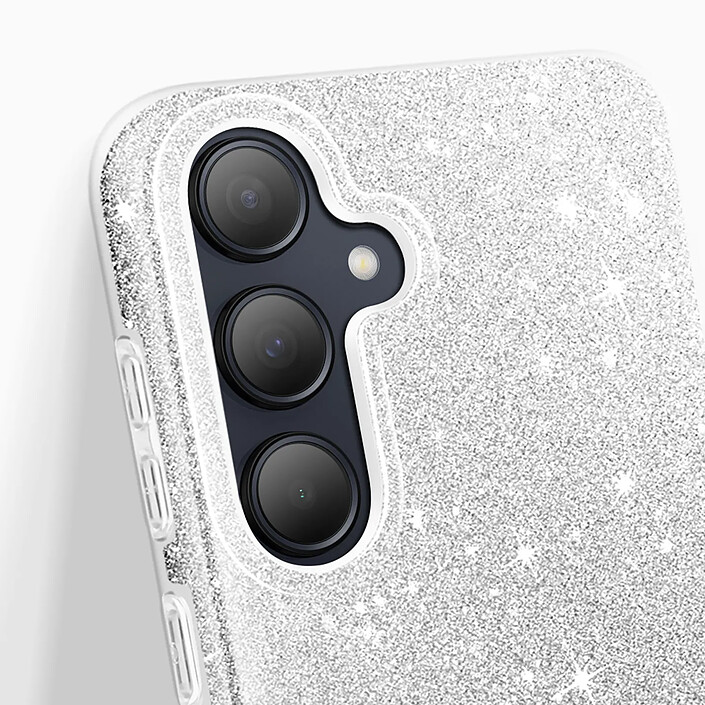 Acheter Avizar Coque Paillette pour Samsung Galaxy A35 Silicone Ultra fine Argent