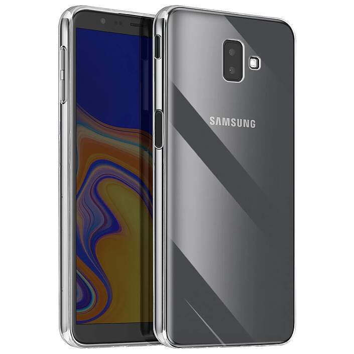 Avizar Coque pour Samsung Galaxy J6 Plus Silicone Souple Design Fin Léger Transparent