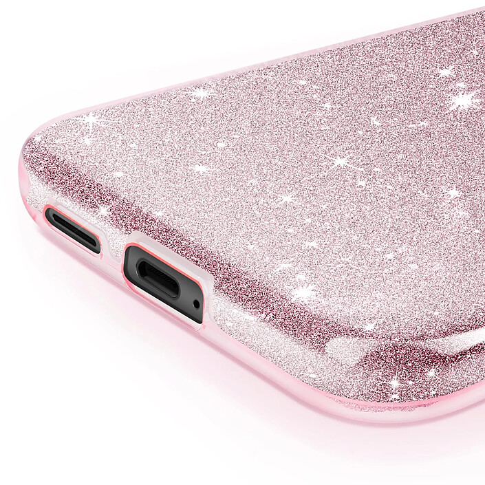 Avis Avizar Coque Paillette pour Samsung Galaxy S24 et S25 Silicone Ultra fine Rose