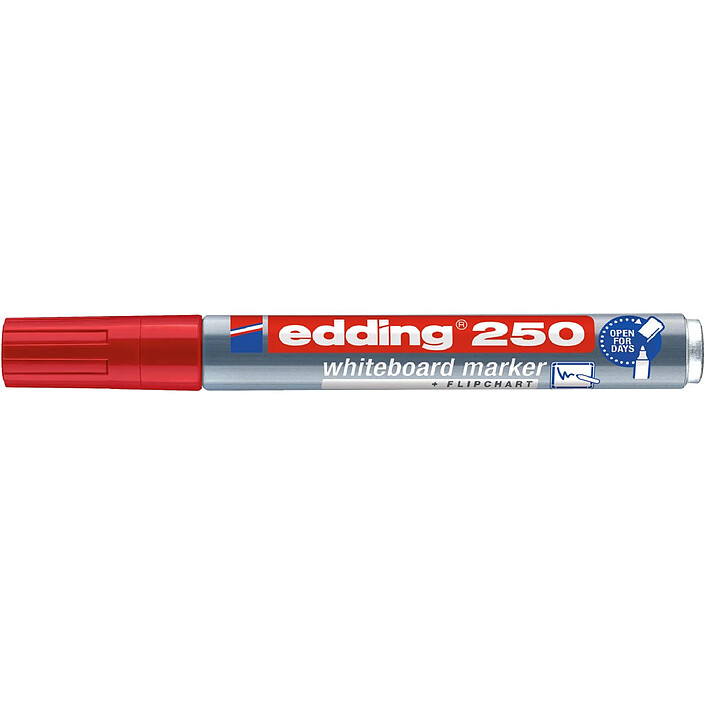 Acheter EDDING Marqueur pour Tableaux blancs 250 rouge 1,5-3 mm x 10