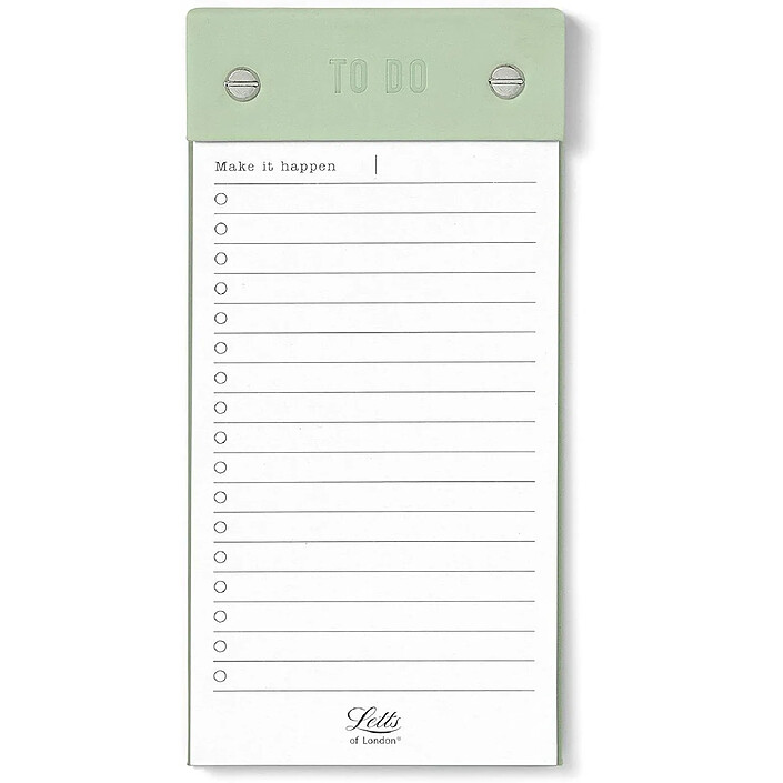LETTS Bloc-notes To Do Vert