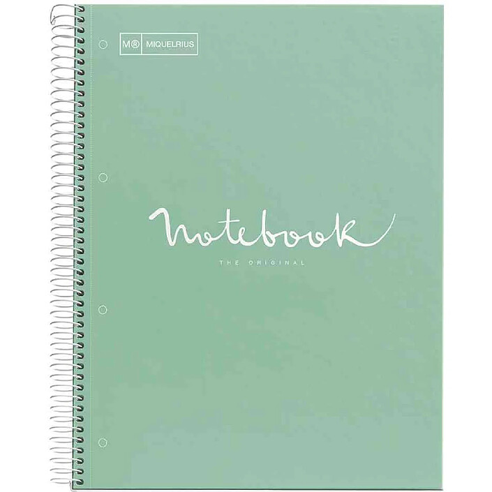 MIQUELRIUS Cahier à spirale 'Notebook EMOTIONS', A4, menthe