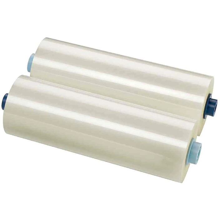 GBC Lot de 2 Bobines de film Ezload 305 mm x 75 m épaisseur de 2x75 mic finition brillante