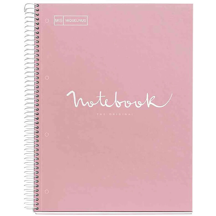 MIQUELRIUS Cahier à spirale 'Notebook EMOTIONS', A4, rose