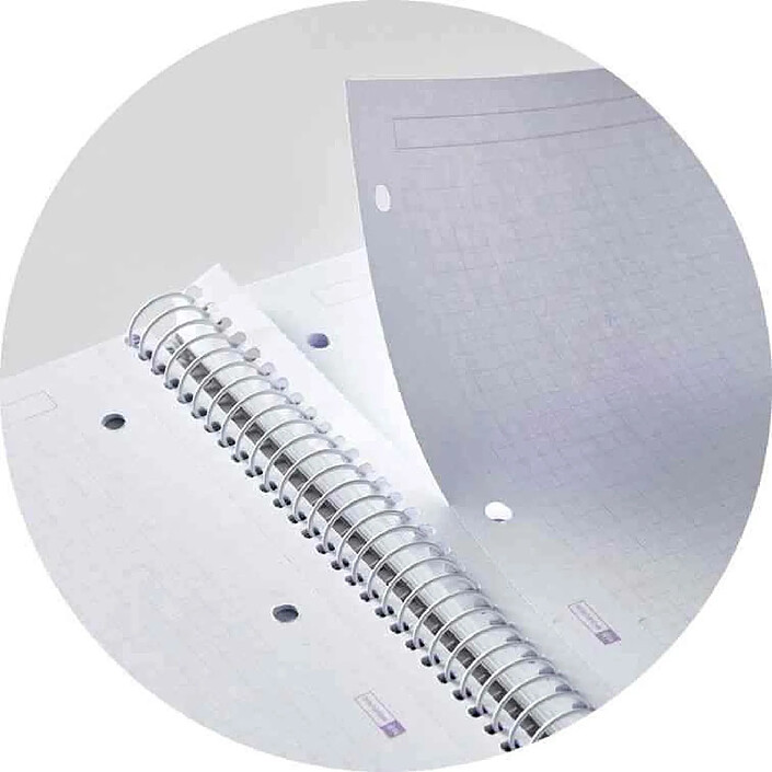 Avis MIQUELRIUS Cahier à spirale 'Notebook EMOTIONS', A4, bleu