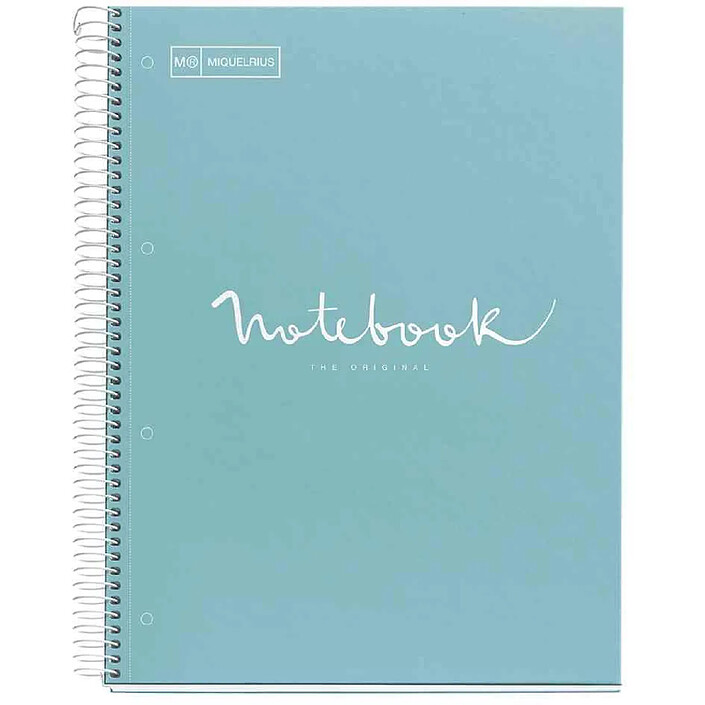 MIQUELRIUS Cahier à spirale 'Notebook EMOTIONS', A4, bleu