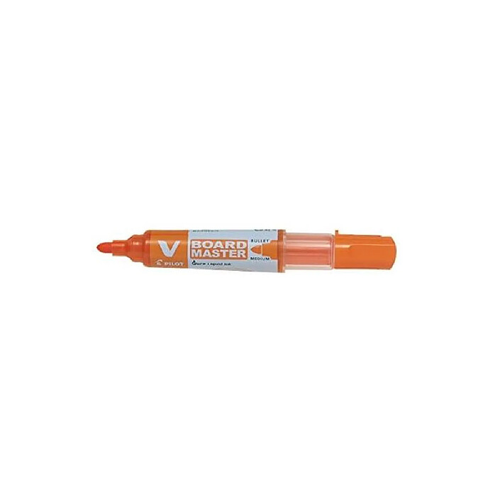 PILOT Marqueur pour tableau blanc V BOARD MASTER Pointe Ogive Moyenne Orange x 10