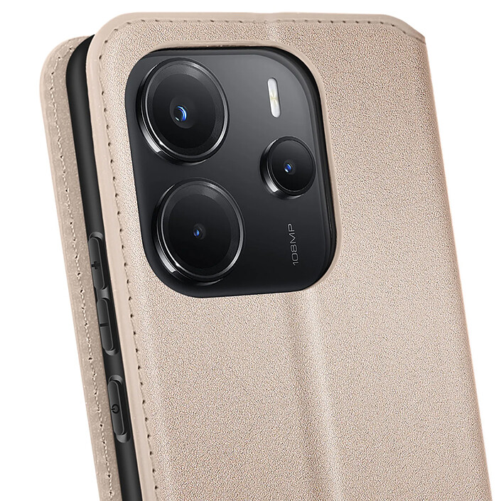 Acheter Avizar Étui pour Xiaomi Redmi Note 14 4G Clapet Porte-Cartes et Support Vidéo Jaune