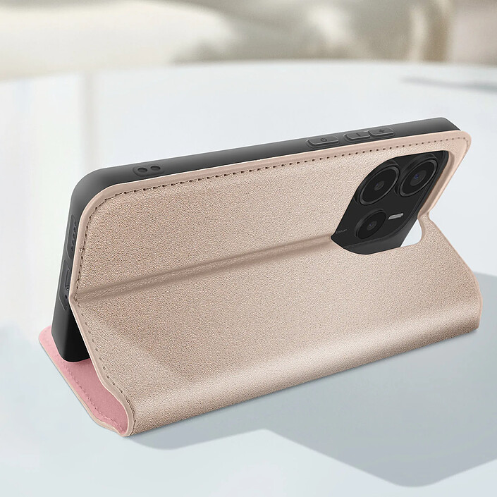 Avis Avizar Étui pour Xiaomi Redmi Note 14 4G Clapet Porte-Cartes et Support Vidéo Jaune