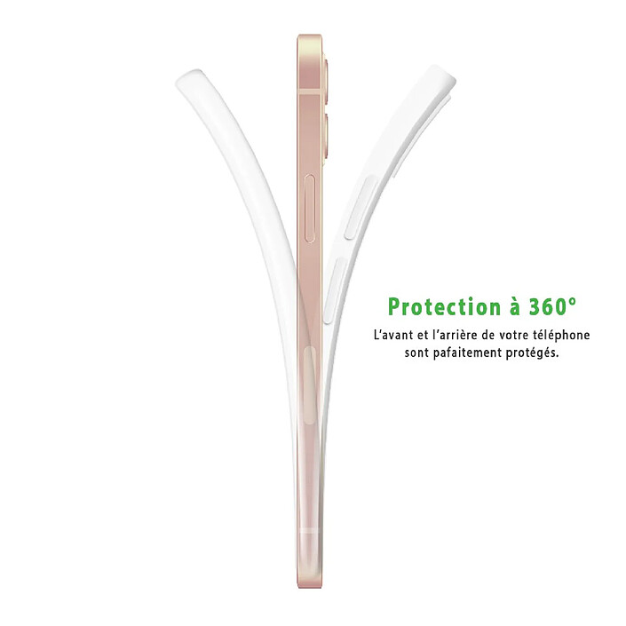 Acheter LaCoqueFrançaise Coque iPhone 13 Pro 360 intégrale transparente Motif Rose Pivoine Tendance .