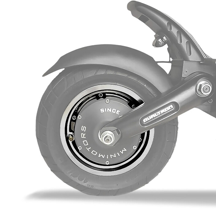 Acheter Minimotors 2 Demi-jantes pour Dualtron New, Eagle, Togo Limited et Victor Luxury Noir
