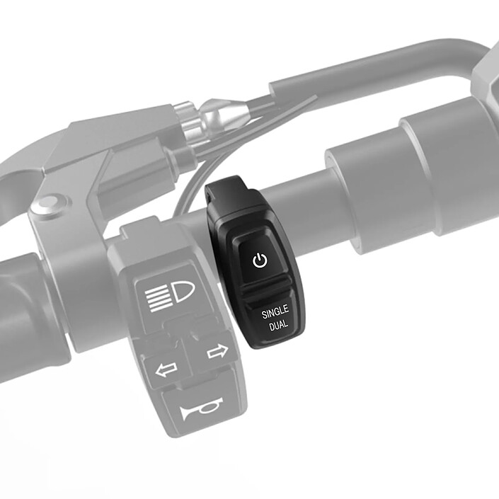 Acheter Minimotors Interrupteur d'Allumage et Mode Single / Dual pour Dualtron Pop Noir