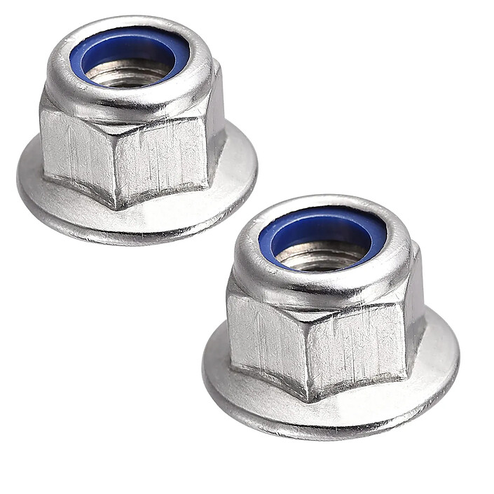 Minimotors Écrous Cartouche de Suspension pour Trottinette Dualtron Original Argent