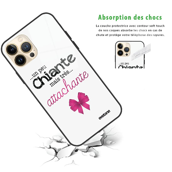 Avis Evetane Coque iPhone 13 Pro Coque Soft Touch Glossy Un peu chiante tres attachante Design