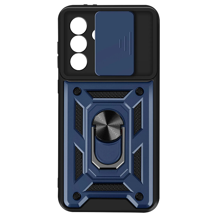 Mayaxess Coque pour Samsung Galaxy A56 Bague Support avec Protection Caméra Bleu nuit