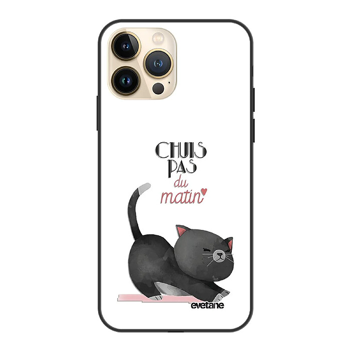 Evetane Coque iPhone 13 Pro Coque Soft Touch Glossy Chuis pas du matin Design