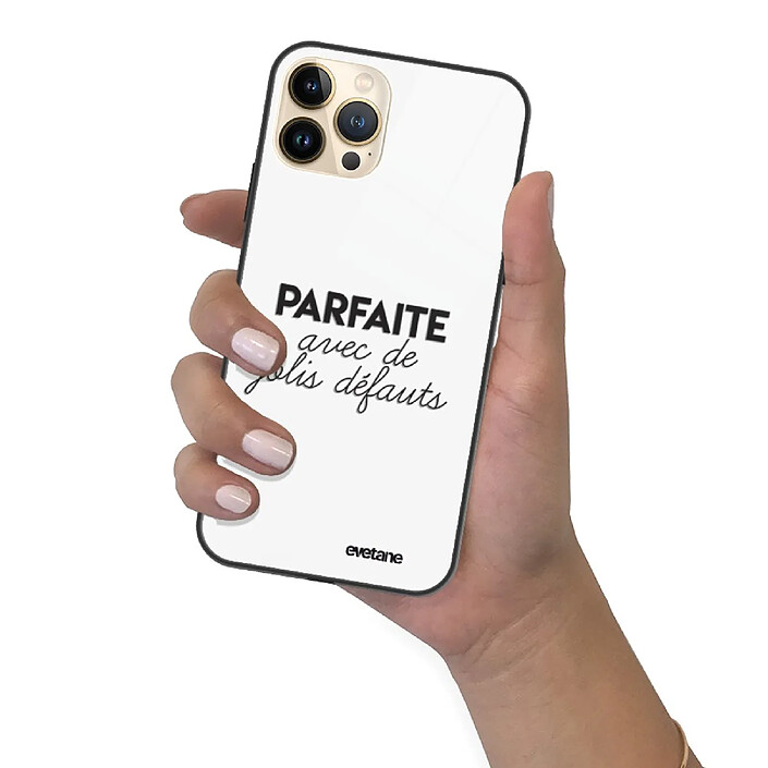 Evetane Coque iPhone 13 Pro Coque Soft Touch Glossy Parfaite Avec De Jolis Défauts Design pas cher