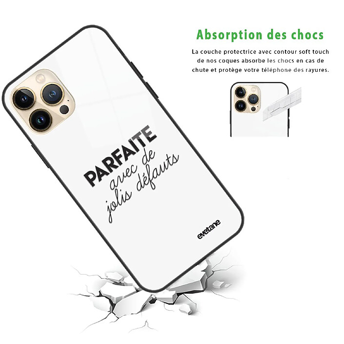 Avis Evetane Coque iPhone 13 Pro Coque Soft Touch Glossy Parfaite Avec De Jolis Défauts Design