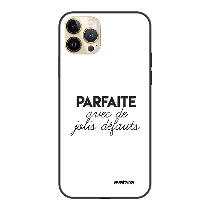 Evetane Coque iPhone 13 Pro Max Coque Soft Touch Glossy Parfaite Avec De Jolis Défauts Design