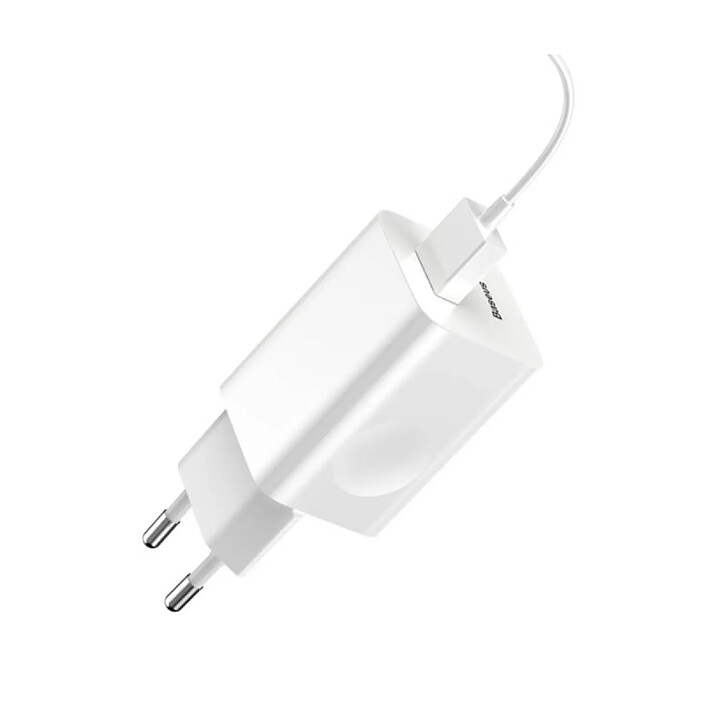 Avis Baseus Chargeur Secteur 24W avec la Technologie Quick Charge 3.0 Blanc