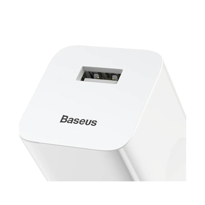 Acheter Baseus Chargeur Secteur 24W avec la Technologie Quick Charge 3.0 Blanc