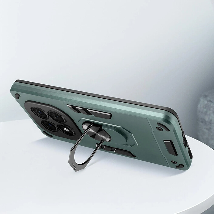 Avis Avizar Coque pour Redmi Note 14 Pro et 14 Pro Plus Anneau Support Antichoc Vert pâle