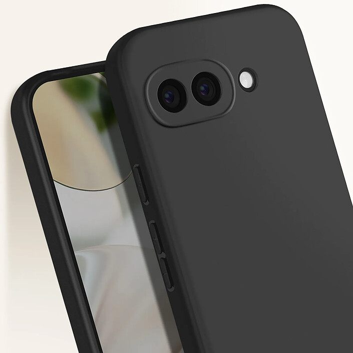Acheter Avizar Coque pour Google Pixel 9a Silicone Souple Mat Noir