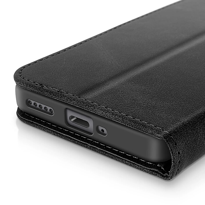 Avizar Housse pour Redmi Note 14 Pro et 14 Pro Plus Portefeuille Dragonne Noir pas cher