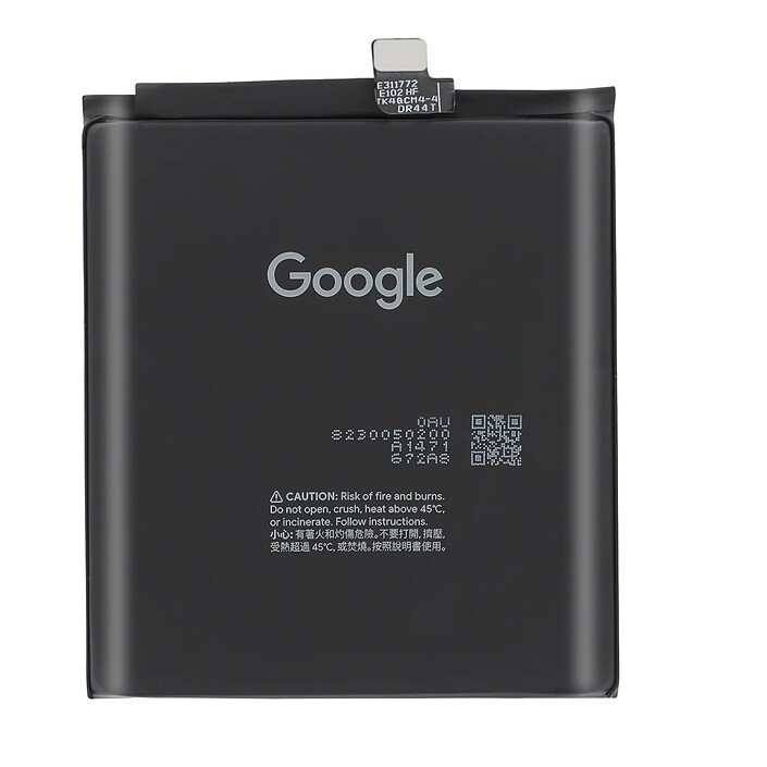 Google Batterie interne pour Google Pixel 9 4700mAh modèle GVYZ7 Noir