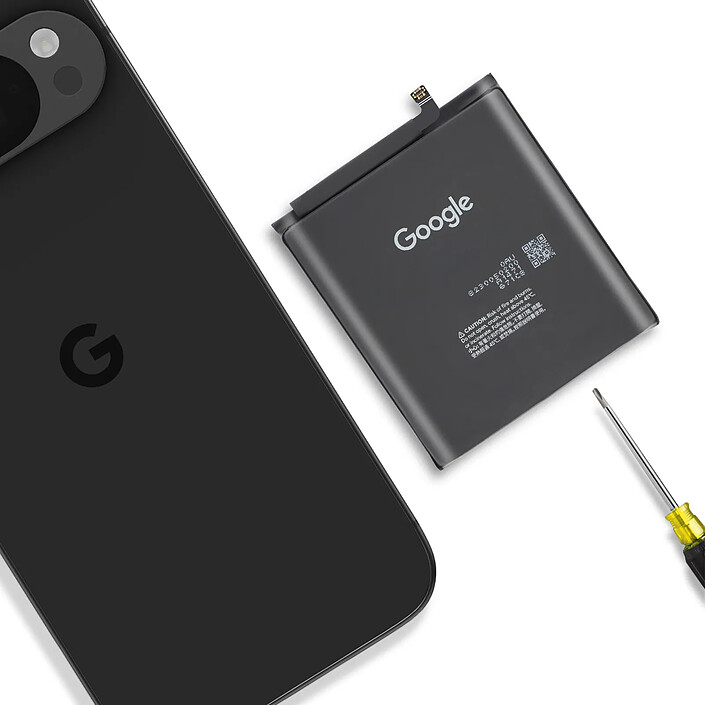 Avis Google Batterie interne pour Google Pixel 9 Pro 4700mAh modèle GWRL2 Noir