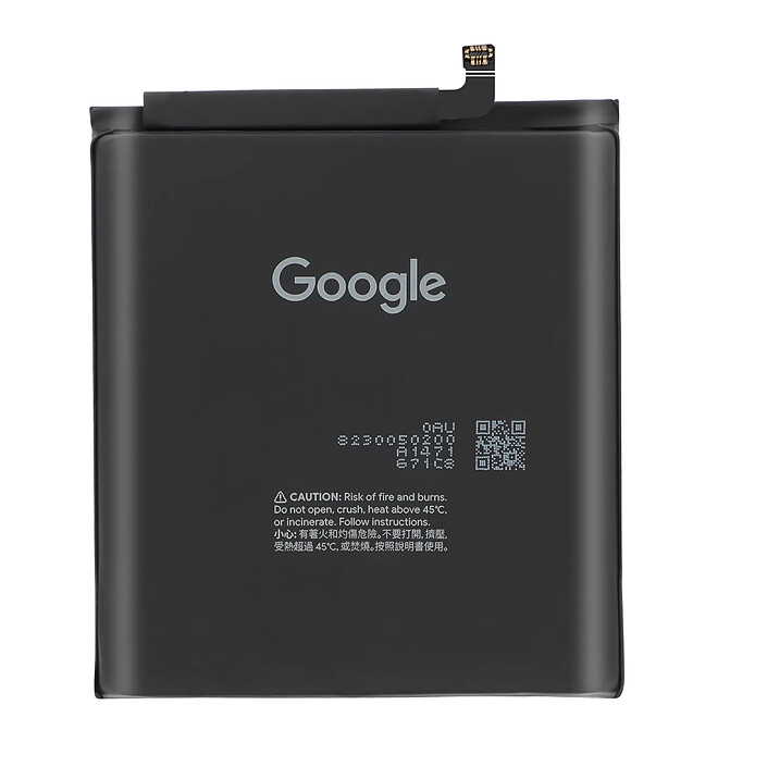 Google Batterie interne pour Google Pixel 9 Pro 4700mAh modèle GWRL2 Noir