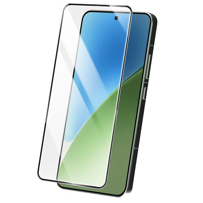 Avizar Verre Trempé pour Xiaomi 15 Anti-rayures Résistant Noir