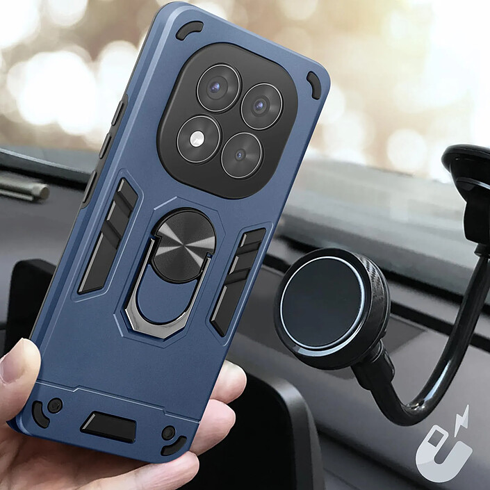 Acheter Avizar Coque pour Redmi Note 14 Pro et 14 Pro Plus Anneau Support Antichoc Bleu