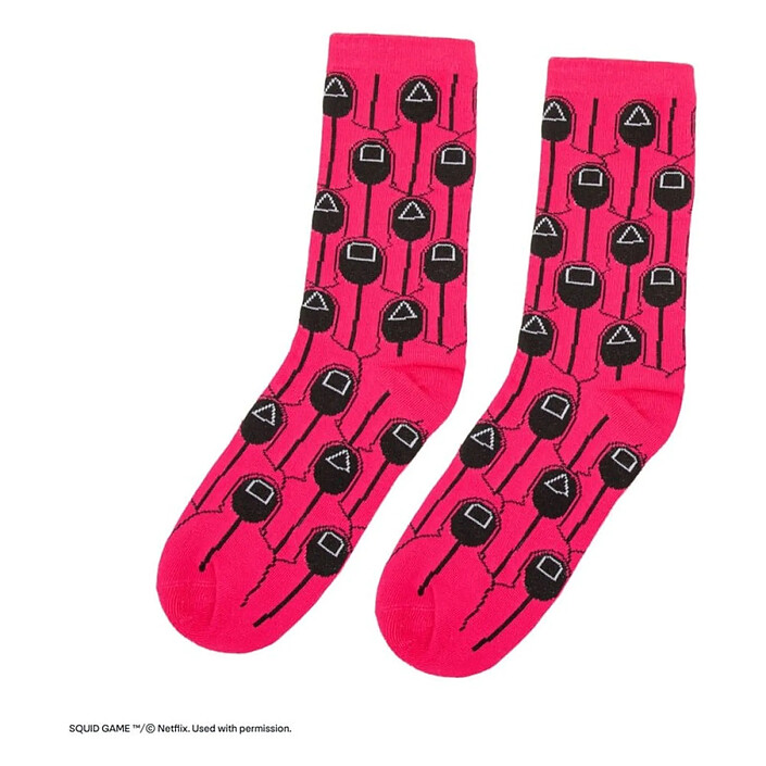 Squid Game - Pack 3 paires de chaussettes Squid Game pas cher