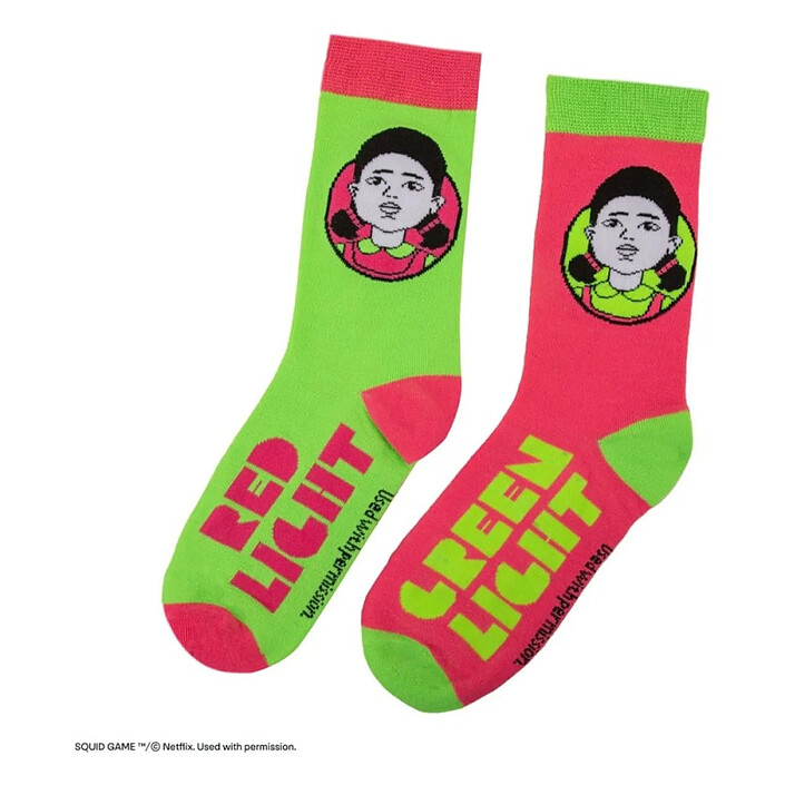 Avis Squid Game - Pack 3 paires de chaussettes Squid Game