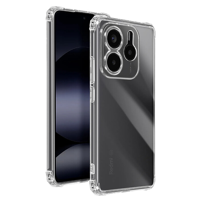 Avizar Coque pour Xiaomi Redmi Note 14 5G Antichoc Flexible Coins renforcés