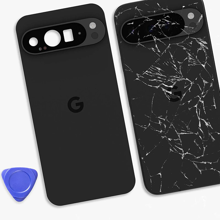 Acheter Google Vitre arrière pour Google Pixel 9 Pro XL Original Service Pack Noir