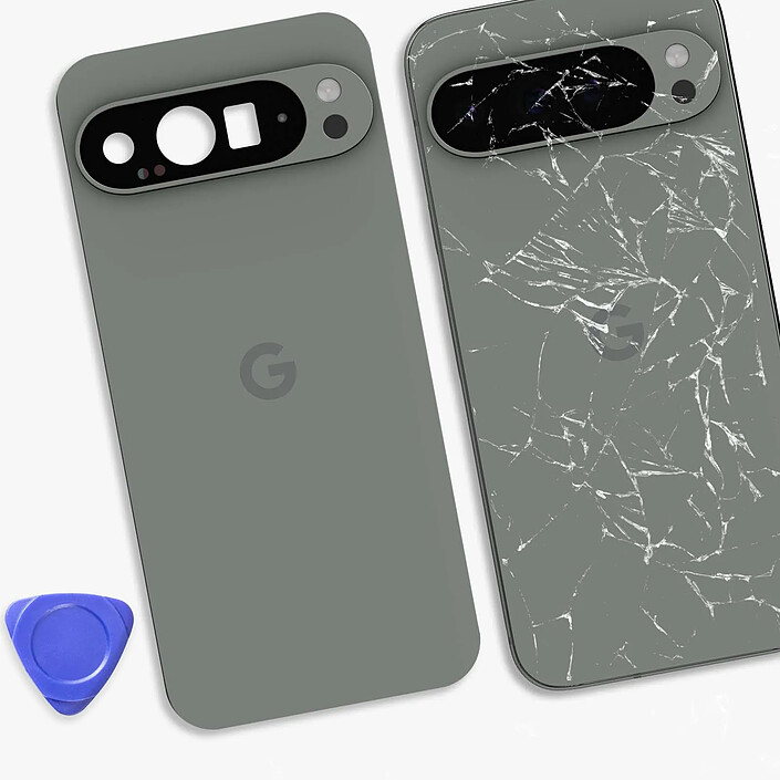 Acheter Google Vitre arrière pour Google Pixel 9 Pro XL Original Service Pack Vert