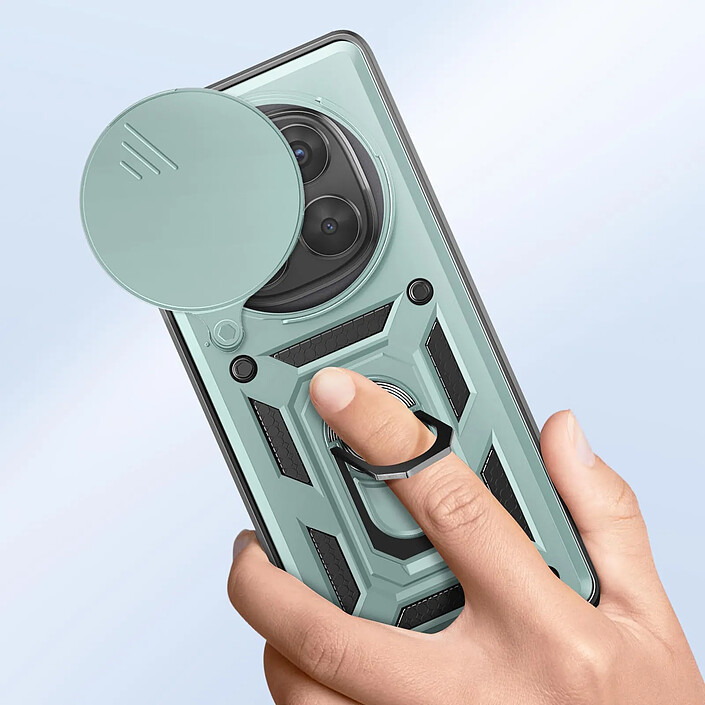 Avis Avizar Coque pour Xiaomi Redmi Note 14 Pro et 14 Pro Plus Bague Cache caméra Vert pâle