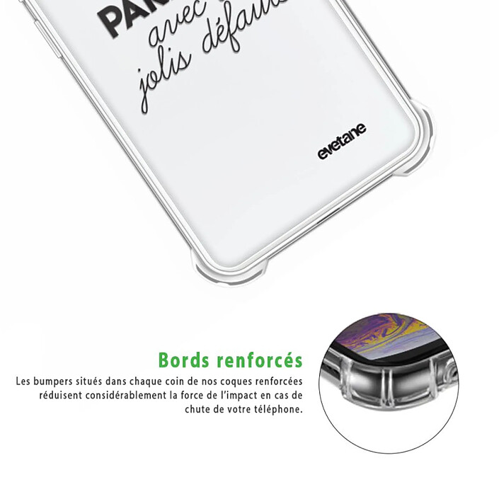 Acheter Evetane Coque Samsung Galaxy A22 5G Silicone antichocs Solides coins renforcés  transparente Motif Parfaite Avec De Jolis Défauts