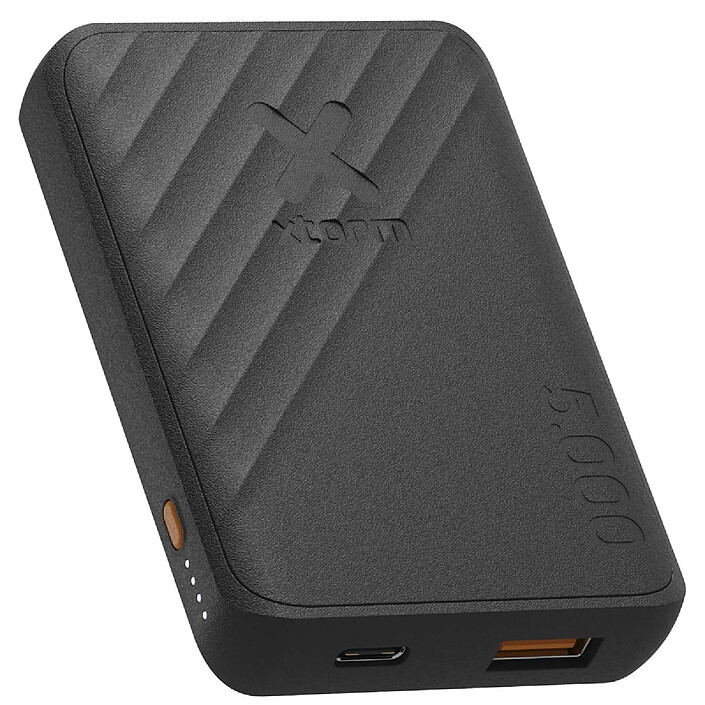 Xtorm Powerbank 5 000mAh USB-A/USB-C Modèle GO2 FastCharge 12W Compact Noir