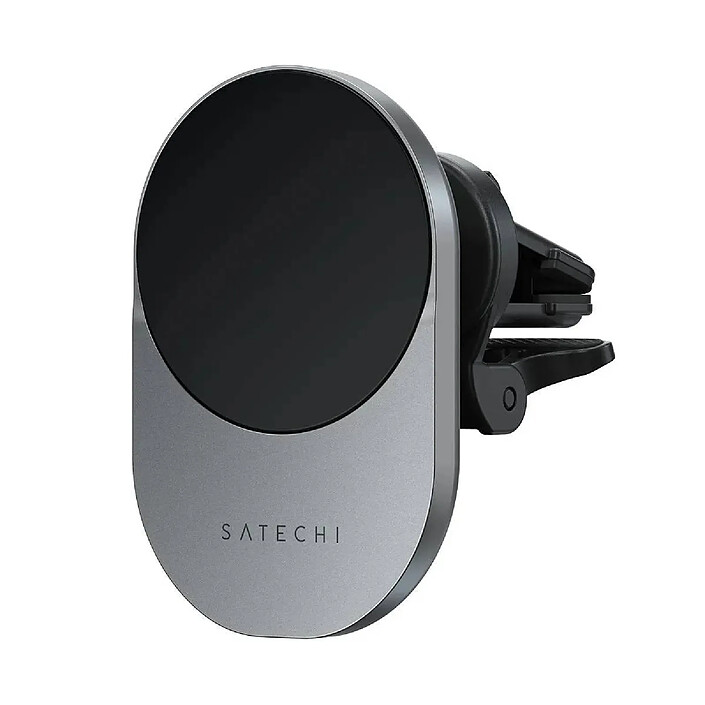 Satechi Chargeur Voiture pour Smartphone Magnétique sans Fil QI2 Gris