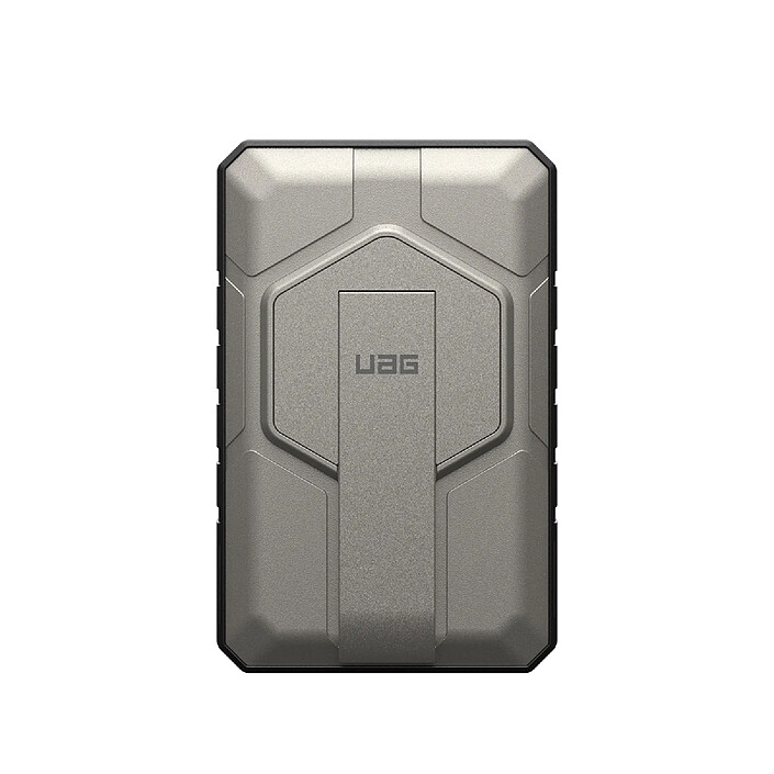 UAG Powerbank MagSafe 10000mAh avec Support Intégré Recharge Rapide Noir / Argent