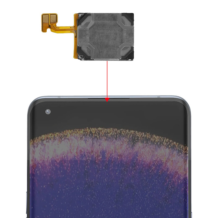 Avis Clappio Haut-parleur Interne pour Oppo Find X5 Pro