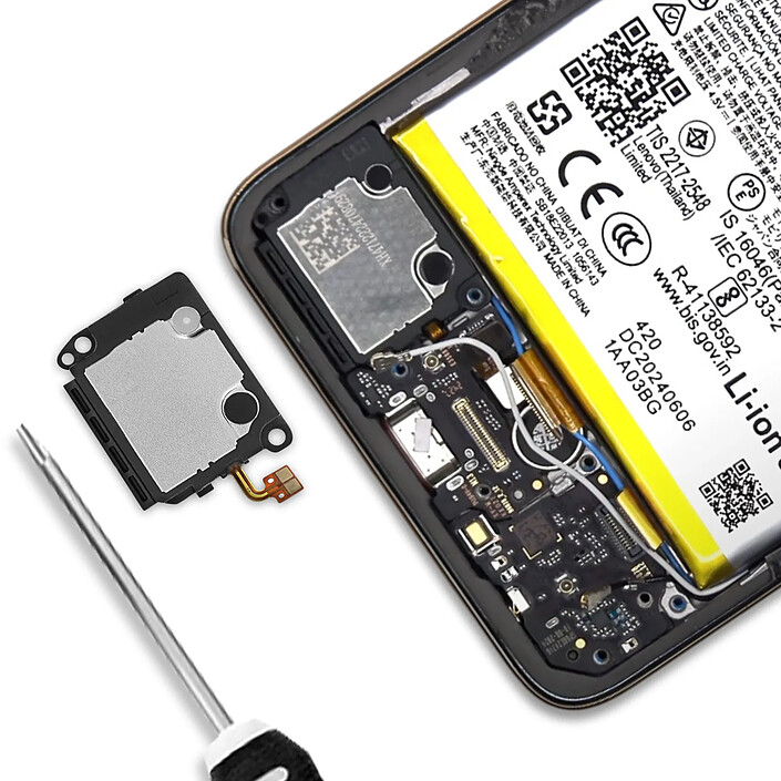 Avis Clappio Haut-parleur externe de remplacement pour Motorola Edge 50 Neo