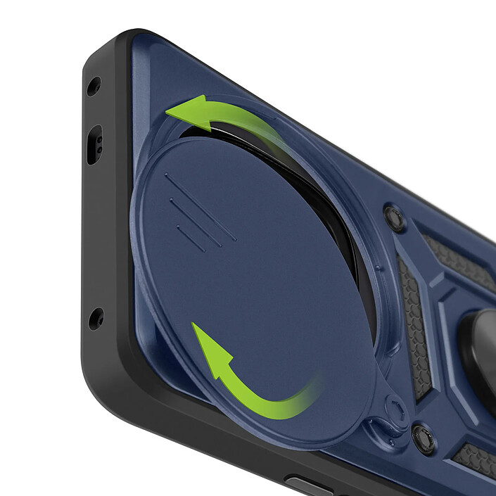 Avis Mayaxess Coque pour Xiaomi Redmi Note 14 Pro et 14 Pro Plus Bague Support Bleu nuit