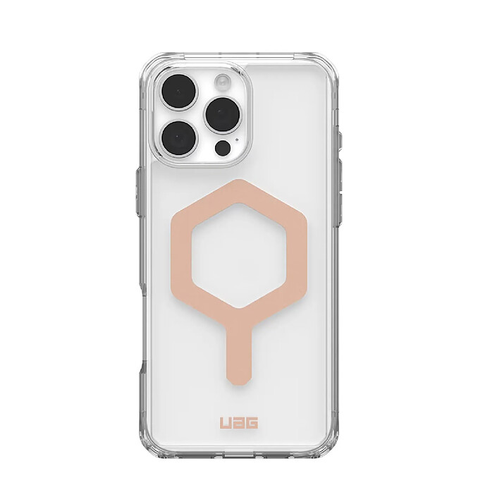 UAG Coque pour iPhone 16 Pro Max Antichocs Série Plyo avec Coins Air-Soft Rose
