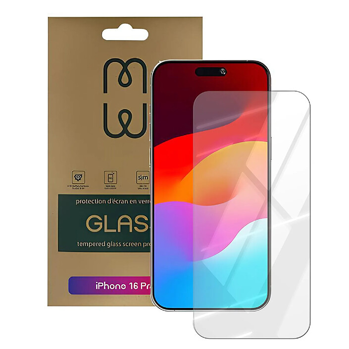 Acheter MW Protection d'Écran pour Apple iPhone 16/ iPhone 15 en Verre Trempé Ultra-fin Transparent