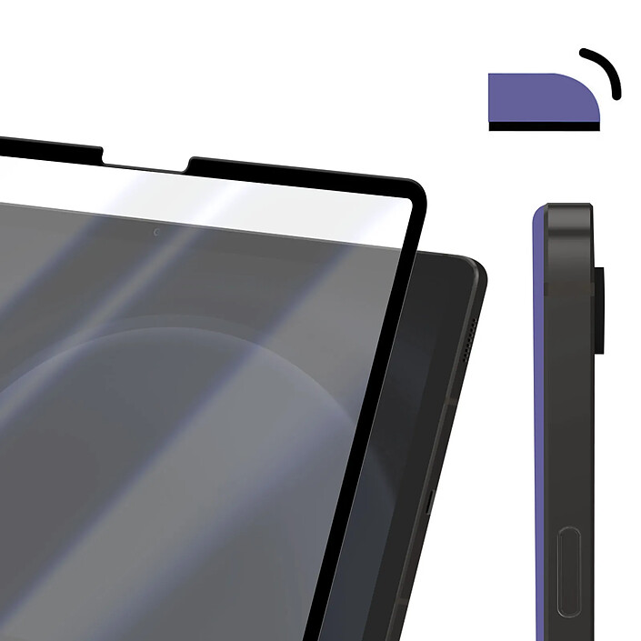 Acheter Dux Ducis Protège Écran pour Samsung Galaxy Tab S9 FE Paperlike Réutilisable Noir